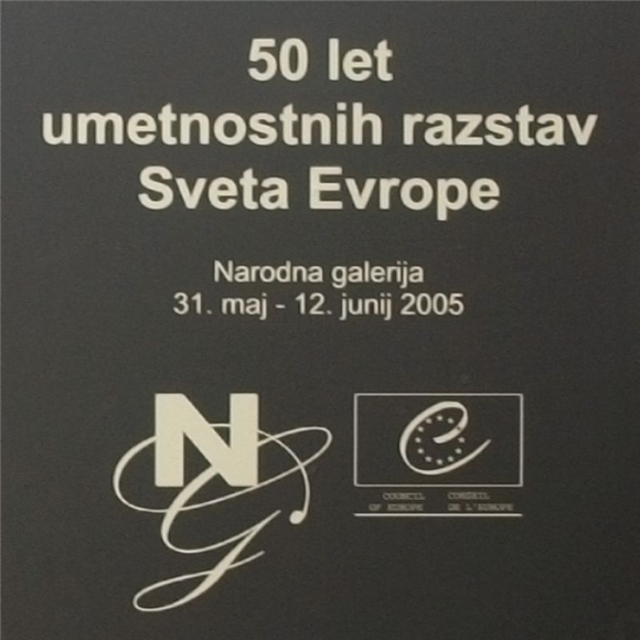 50 let umetnostnih razstav Sveta Evrope