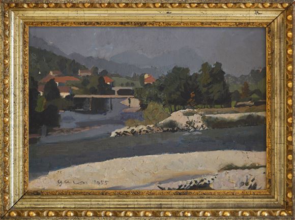 Anton Gojmir Kos - Sava pri Medvodah