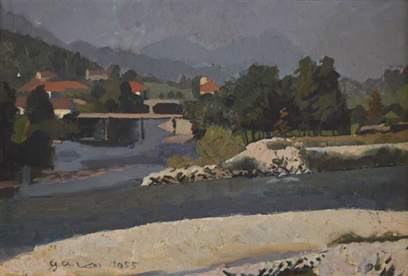 Anton Gojmir Kos - Sava pri Medvodah