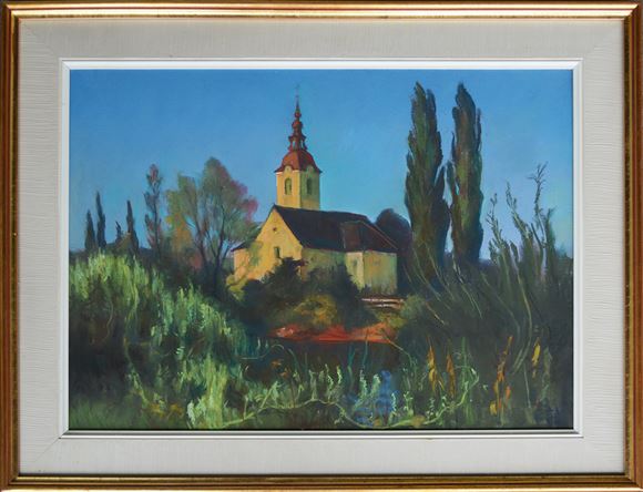 Božidar Jakac - Kostanjeviška cerkev