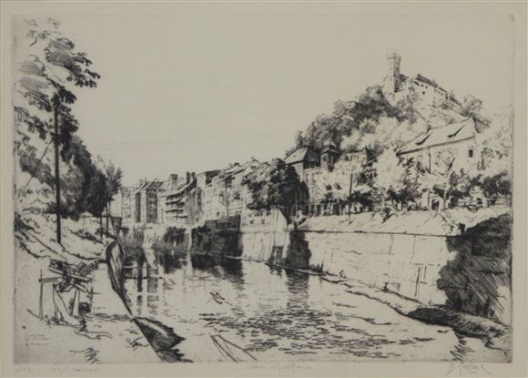 Božidar Jakac - Stara Ljubljana