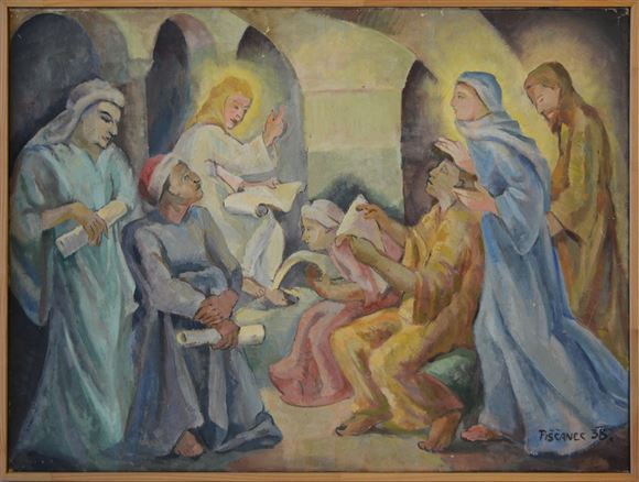 Elda Piščanec - Dvanajst letni Jezus v templju