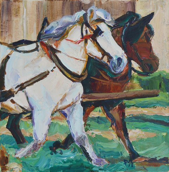 Franc Mesarič - Konji