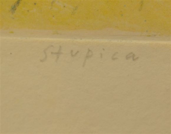 Gabrijel Stupica - Avtoportret s hčerko