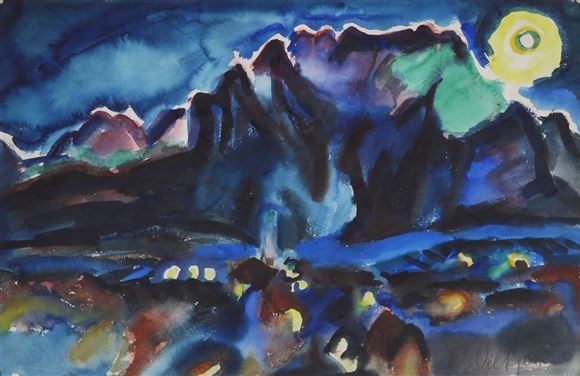 Jan Oeltjen - Polna luna pri Mittenwaldu