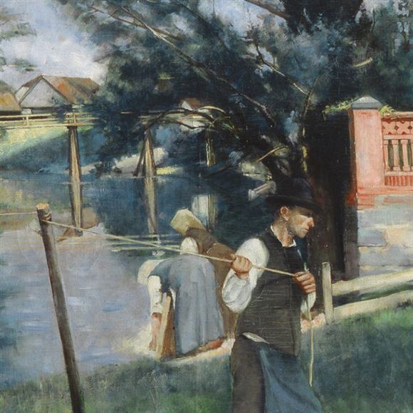 Jožef Petkovšek: Perice ob Ljubljanici