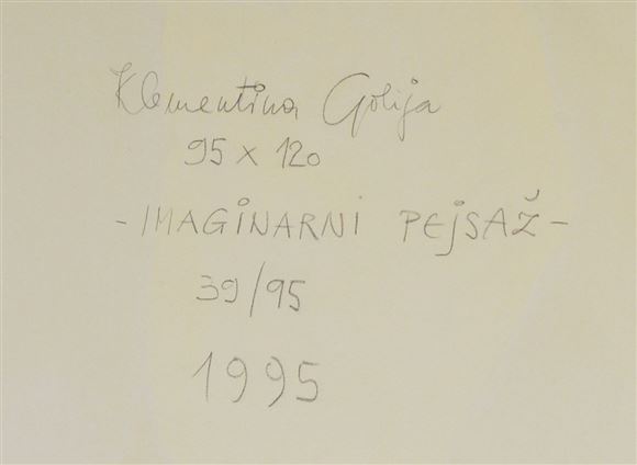 Klementina Golija - Imaginarni pejsaž