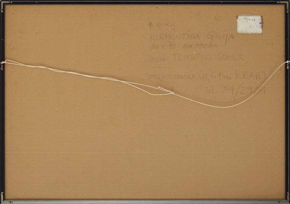 Klementina Golija - Trikotno sonce