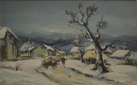 Lojze Perko - Vas pozimi