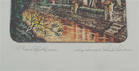 Ludvik Schara - Stara Ljubljana