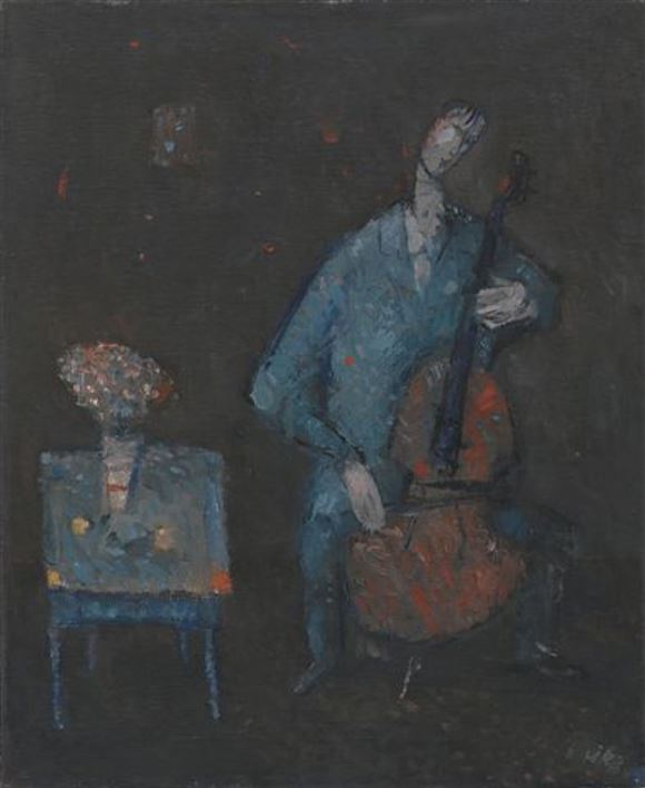 Maks Kavčič, olja