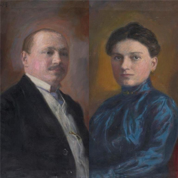 Odstiranja: Fran Klemenčič, Portret dr. Franca Derganca in Portret Hede Derganc