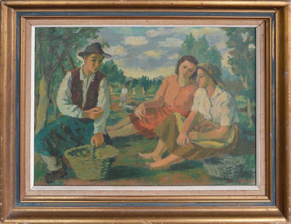 Stane Kregar - Obiranje češenj