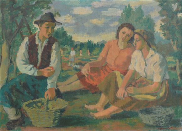 Stane Kregar - Obiranje češenj