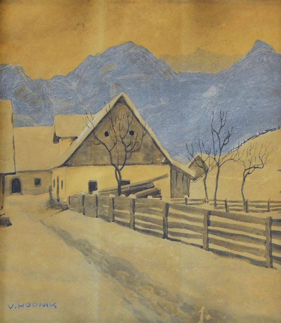 Valentin Hodnik - Zimska vas