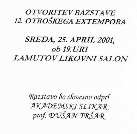 Več avtorjev - 12. otroški extempore
