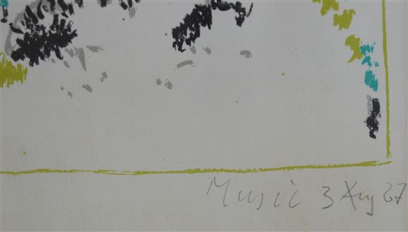Zoran Mušič - Colline piatte