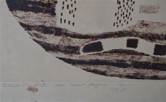 Zoran Mušič - Paysage Siennos