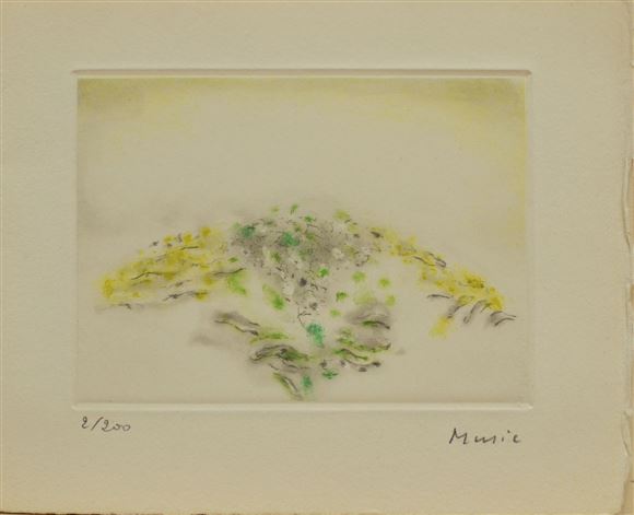 Zoran Mušič - Voščilnica (Carte de voeux)