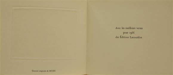 Zoran Mušič - Voščilnica (Carte de voeux)