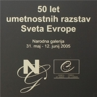 50 let umetnostnih razstav Sveta Evrope