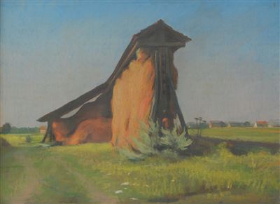 Božidar Jakac - Dobrunjski kozolec
