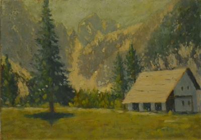 France Klemenčič ml. - Krajina z gorami