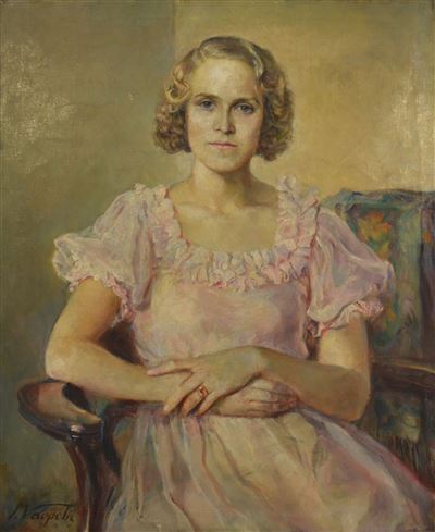 Ivan Vavpotič - Portret Vojmire Zakrajšek (Reisman)