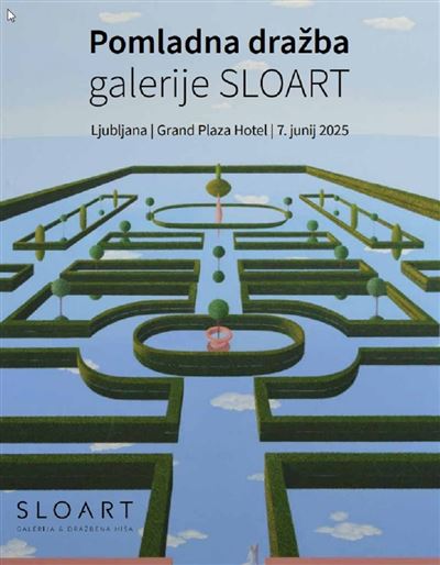 Katalog pomladne dražbe galerije SLOART - 2025