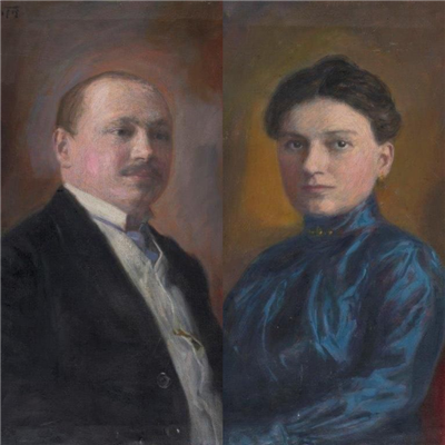 Odstiranja: Fran Klemenčič, Portret dr. Franca Derganca in Portret Hede Derganc
