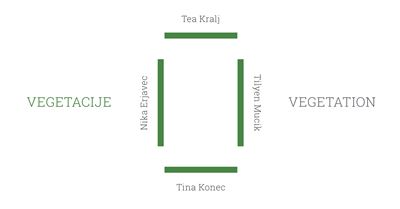Vegetacije: Nika Erjavec, Tina Konec, Tea Kralj, Tilyen Mucik