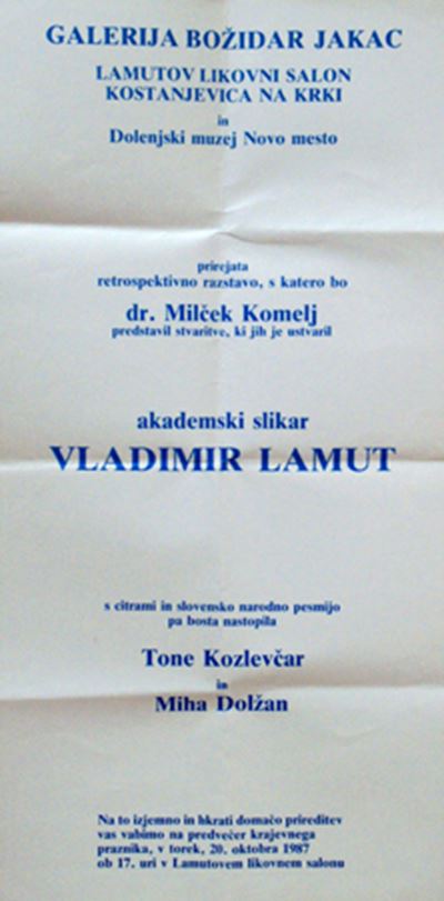 Vladimir Lamut - Retrospektivna razstava