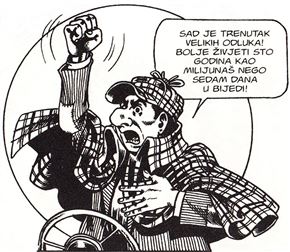 Alan Ford teče častni krog