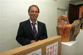 Andrej Grošelj - Akvareli, pismenke in lesene skulpture