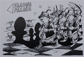 Anton Buzeti. Karikature