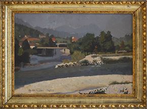 Anton Gojmir Kos - Sava pri Medvodah