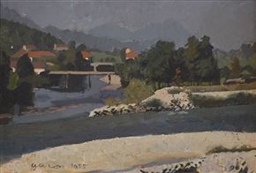 Anton Gojmir Kos - Sava pri Medvodah
