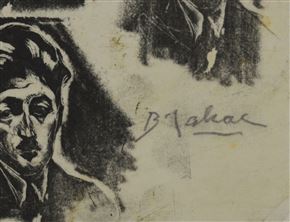 Božidar Jakac - Avtoportret