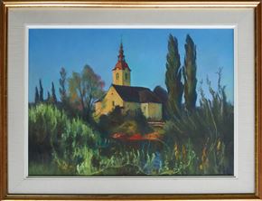 Božidar Jakac - Kostanjeviška cerkev