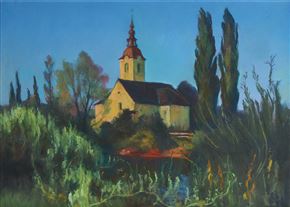 Božidar Jakac - Kostanjeviška cerkev