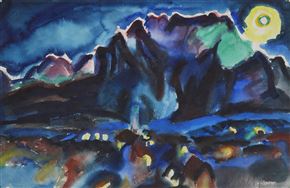 Jan Oeltjen - Polna luna pri Mittenwaldu