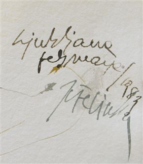 Jože Ciuha - Ljubljana februarja 1983