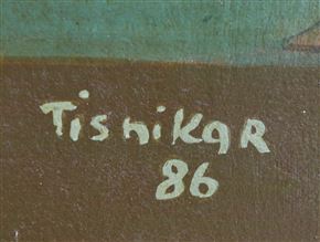 Jože Tisnikar - Avtoportret s krokarjem