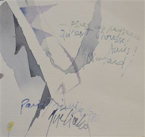Jože Ciuha - Plus ces paysages. Qu'est l'ivresse, Amis? (Rimbaud)