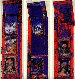 Karel Brandstatter, Peter Krawagna, Valentin Oman. Slike in grafike