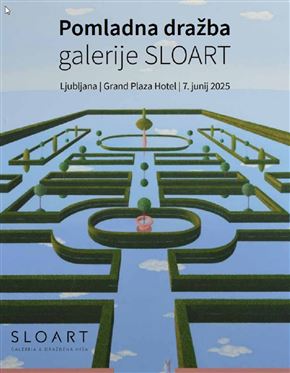 Katalog pomladne dražbe galerije SLOART - 2025