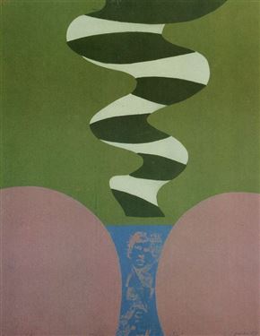 Lojze Logar. Grafike, slike, risbe (1968-1998, fragmenti)