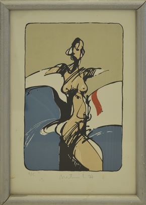 Lucijan Bratuš - Brez naslova (ženski akt)