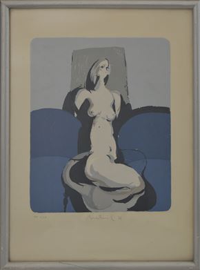 Lucijan Bratuš - Brez naslova (ženski akt)