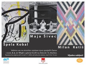 Novo sprejeti člani DLUM - Špela Kobal, Maja Šivec, Milan Ketiš